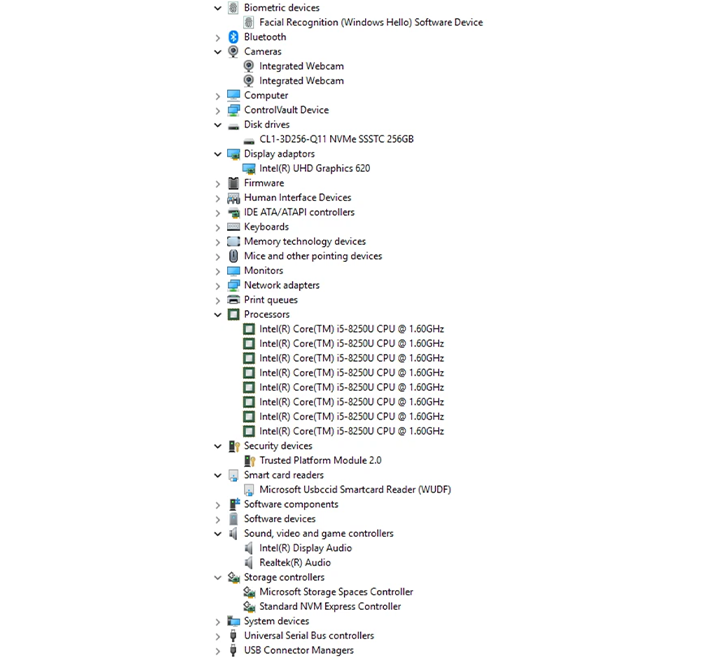 Dell Latitude 5400 - 14", 8th Gen Core i5, 16GB RAM, 256GB SSD